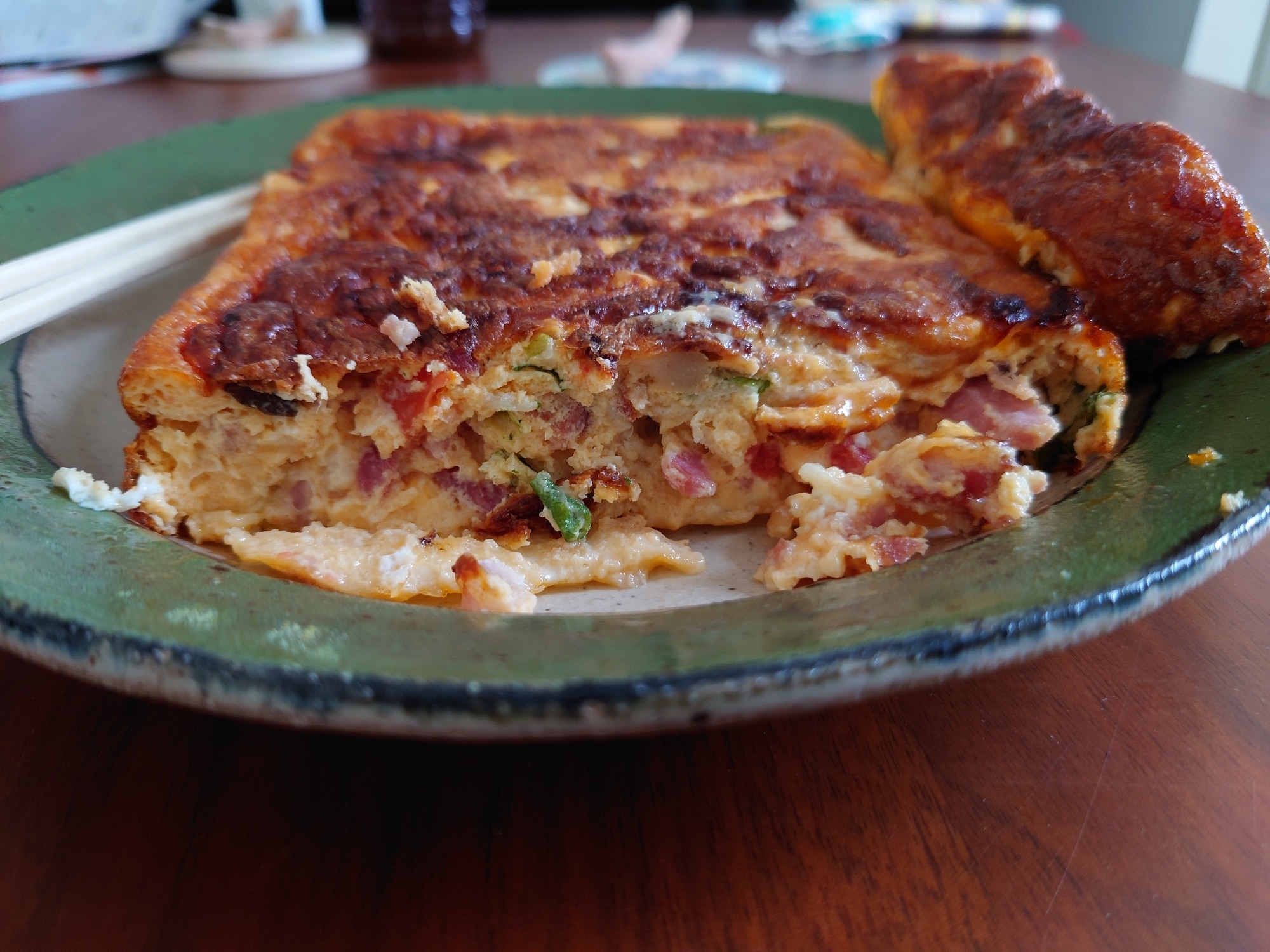 卵焼き器でキッシュ コストコのハイローラー レシピ 作り方 By くまつま 楽天レシピ