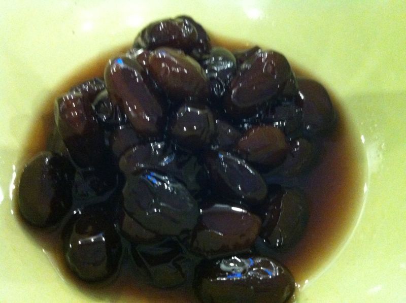 黒豆の蜂蜜煮