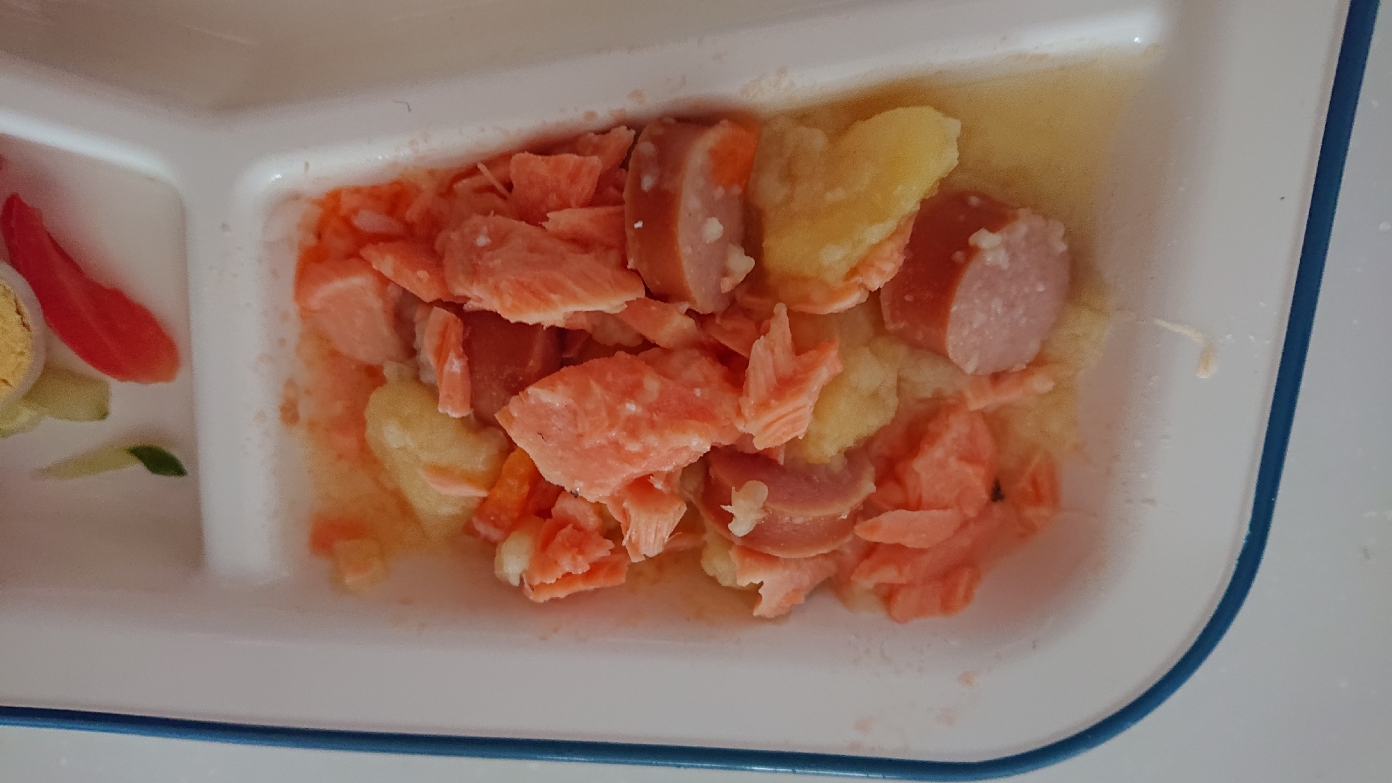 鮭と野菜のミルクスープ