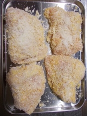 鶏むね肉で チーズ入りチキンカツ レシピ 作り方 By クルクルほっぺ 楽天レシピ