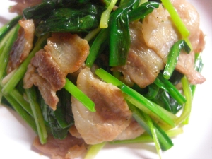 行者ニンニクと豚バラ肉の炒め物 レシピ 作り方 By タルピ 楽天レシピ