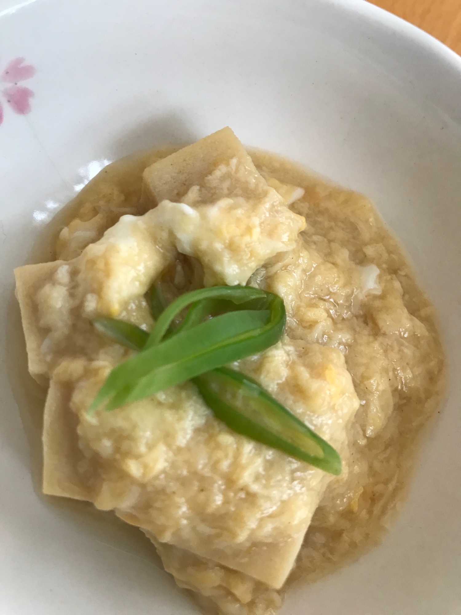 高野豆腐の卵とじ