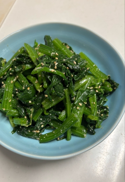 基本 ＊ ほうれん草のごま和え