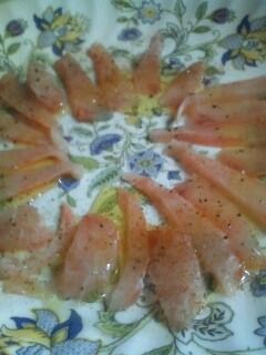 鯛のお刺身カルパッチョ レシピ 作り方 By Ochachasan 楽天レシピ 鯛のお刺身カルパッチョ レシピ 作り方 By Ochachasan 楽天レシピ