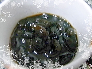黒豆の黒糖生姜煮