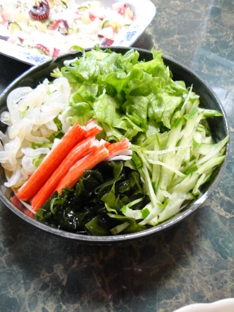 黄身おろしの冷やしラーメン