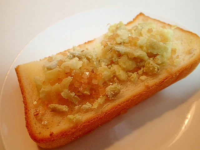 さつま芋とザラメ糖のミルキートースト