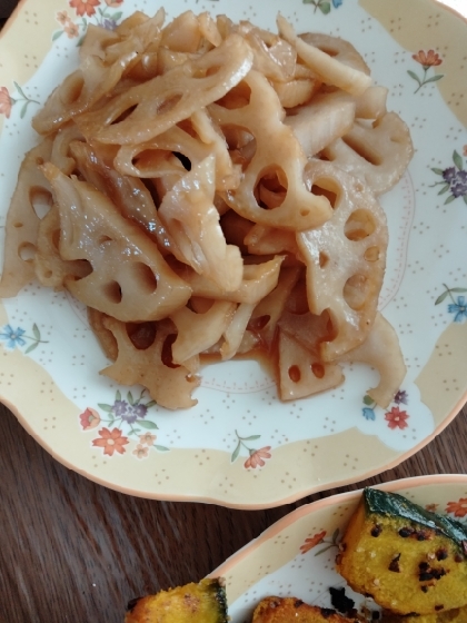 すき焼きタレだけ！簡単レンコンきんぴら♫