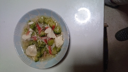 初めて作りましたが、彩りもよく、満足してます。優しい味なので、食欲がない時にもおすすめだと思います。