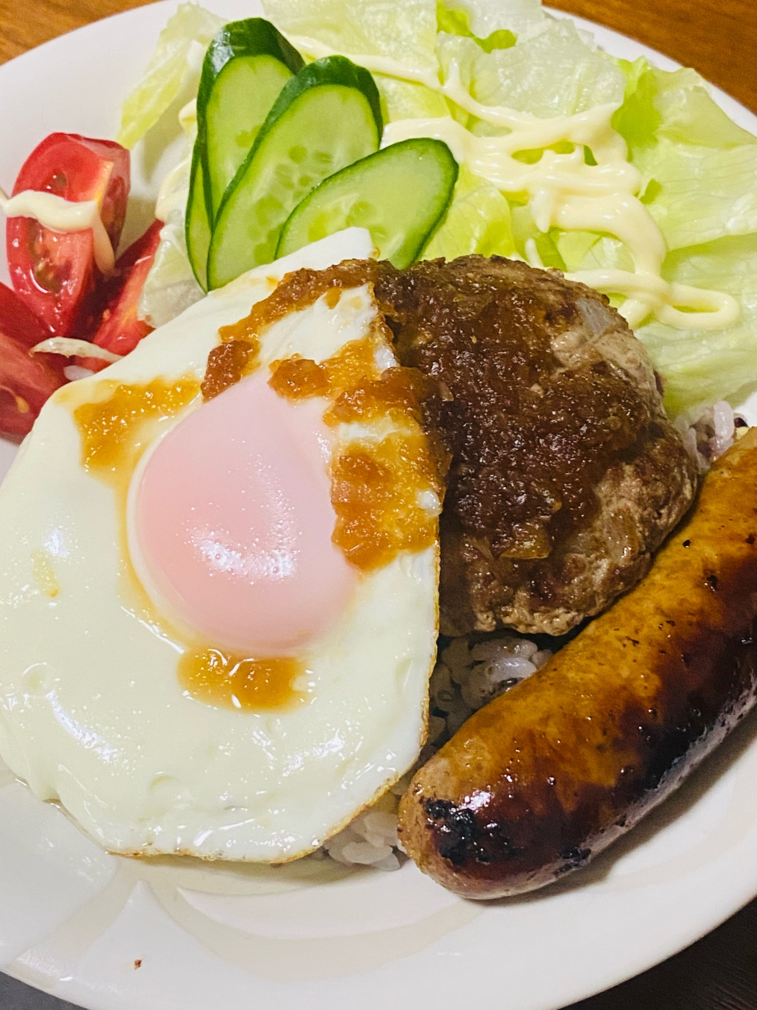 ロコモコ丼♡