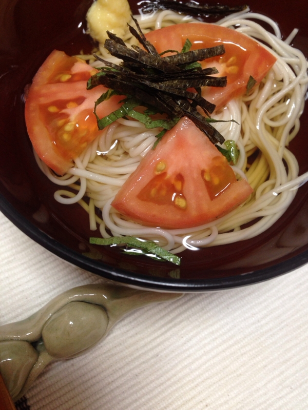 ちょい食べ☆トマト素麺(*^^*)☆