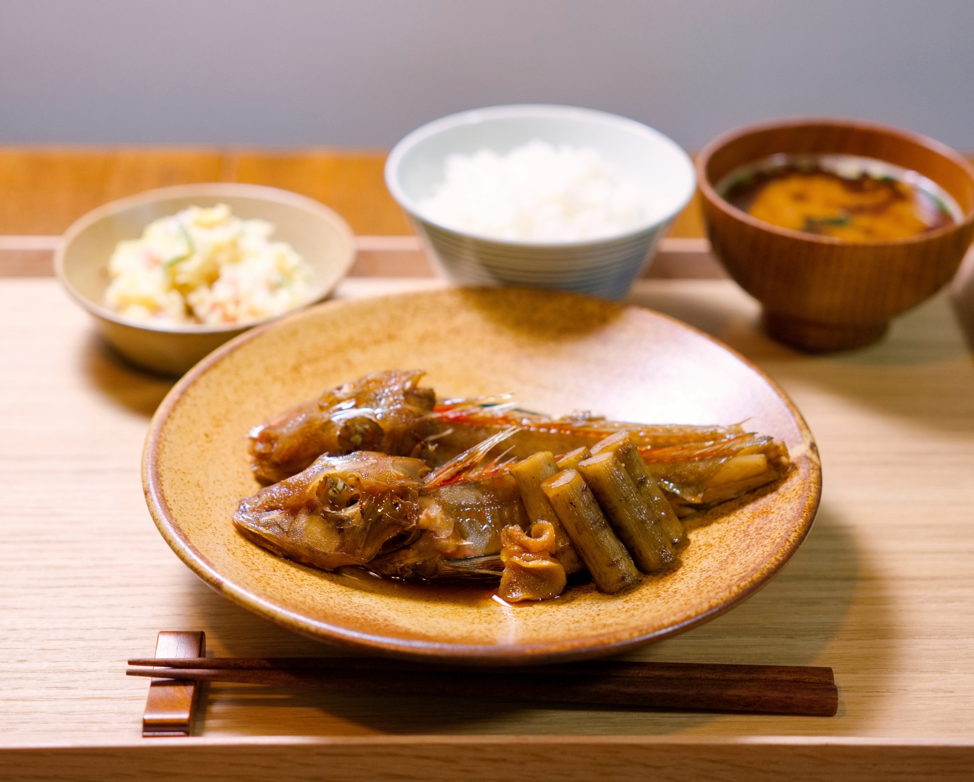 ほうぼうの煮つけ【和食・主菜】