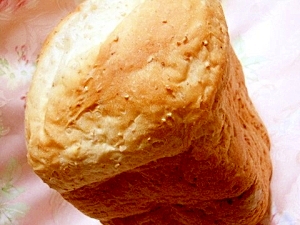 ＨＢで✿早焼きでも膨らむ～(5)✿ＨＭ入りの全粒粉パン