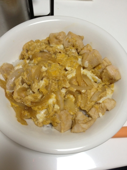 お昼ご飯にちょうどいい簡単親子丼