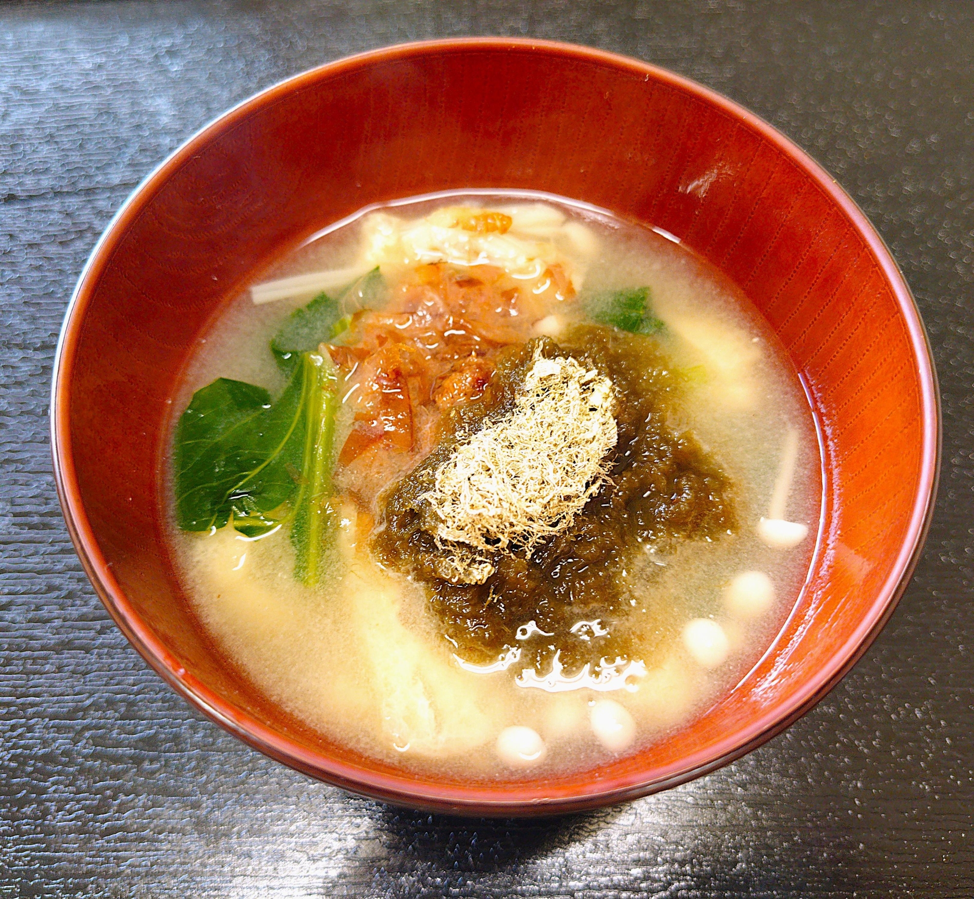 【減塩】えのきと小松菜の味噌汁