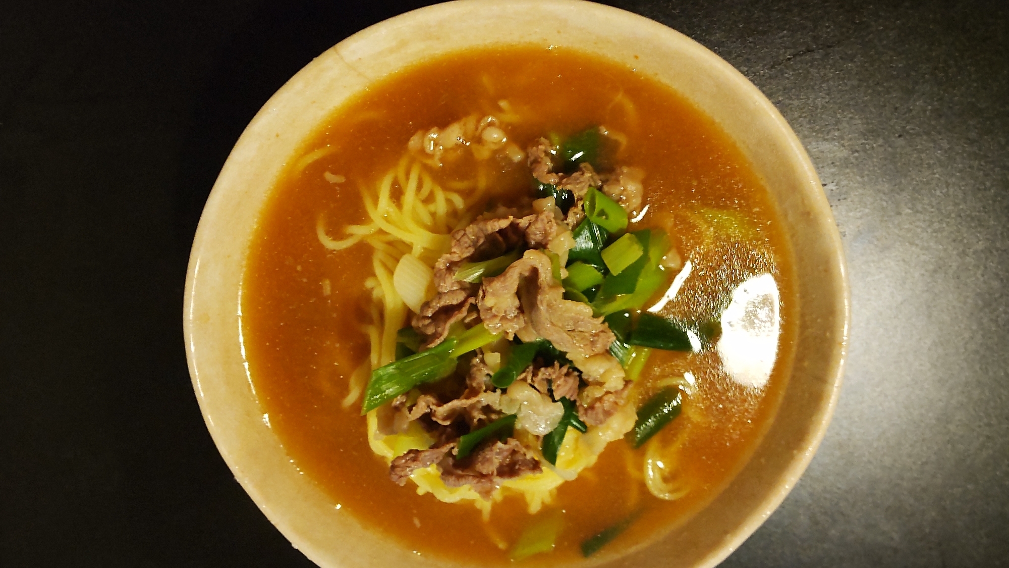 牛肉ネギ味噌ラーメン