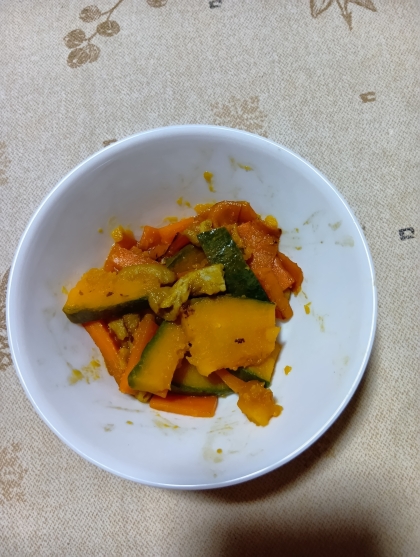 南瓜と人参と油揚げの炒め煮