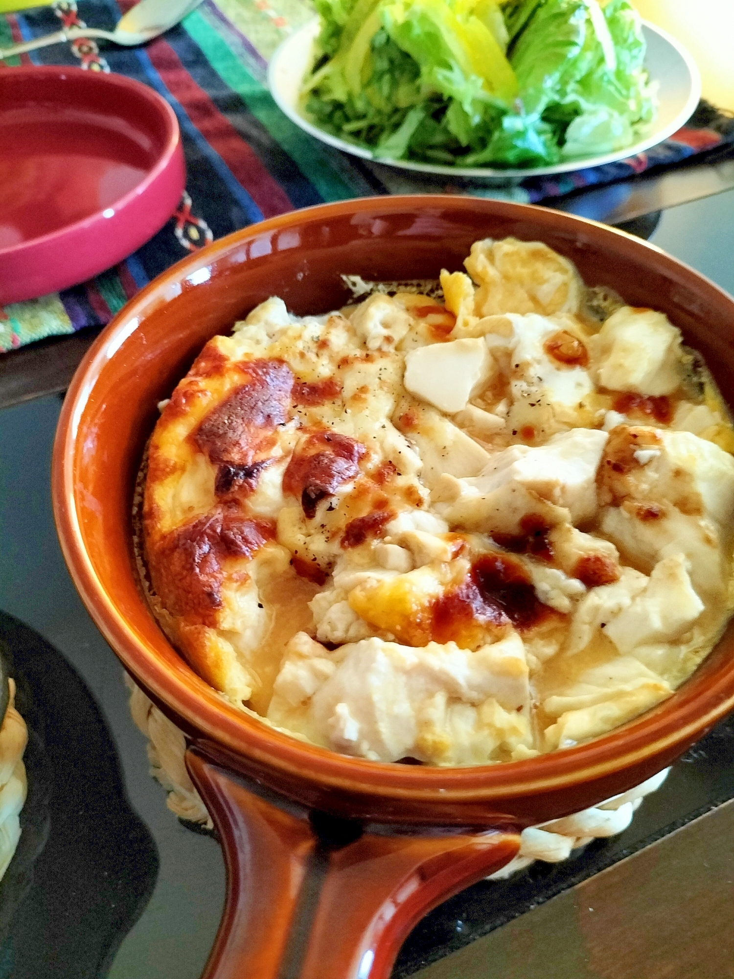 豆腐のとろっとチーズ卵♪