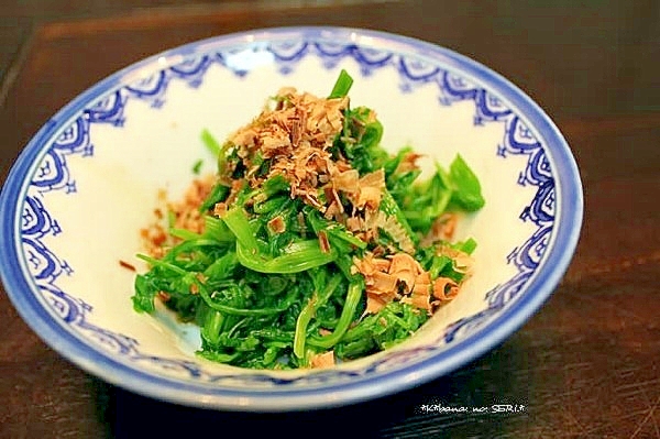 芹のおかか醤油