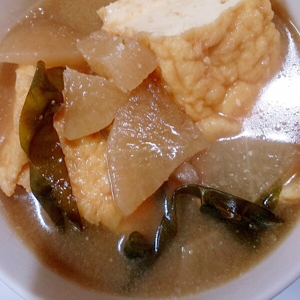 大根と厚揚げと塩蔵わかめの味噌汁 レシピ 作り方 By Hideok8 楽天レシピ 大根と厚揚げと塩蔵わかめの味噌汁 レシピ 作り方 By Hideok8 楽天レシピ