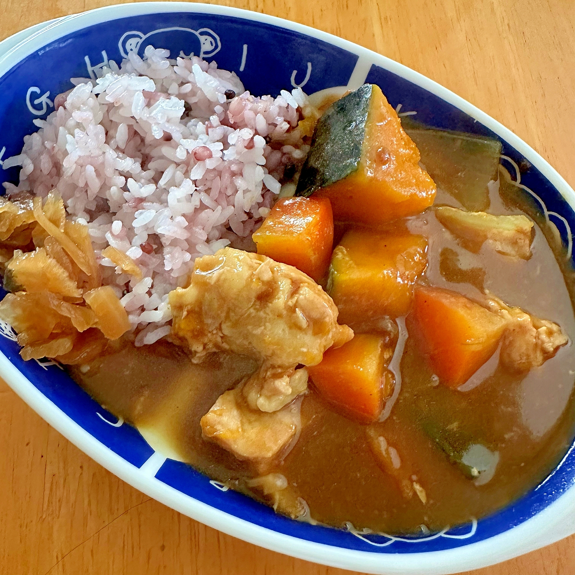 冷凍豚肉のかぼちゃカレー‎܀ꕤ୭*