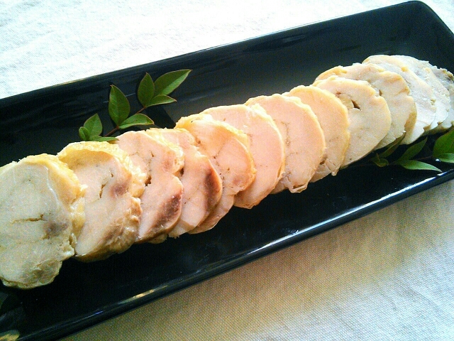 レンジで簡単♪塩胡椒味のしっとり鶏ハム?