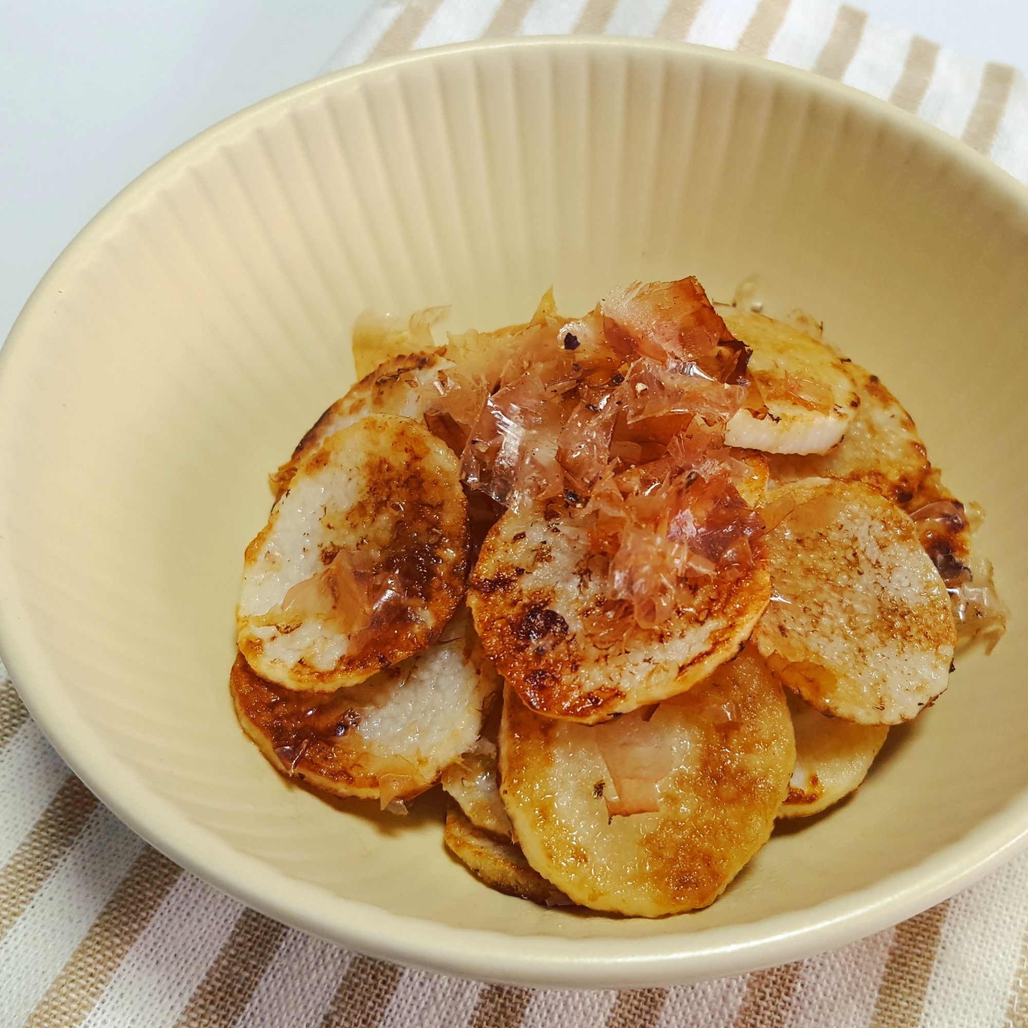 焼き長芋のおかか和え