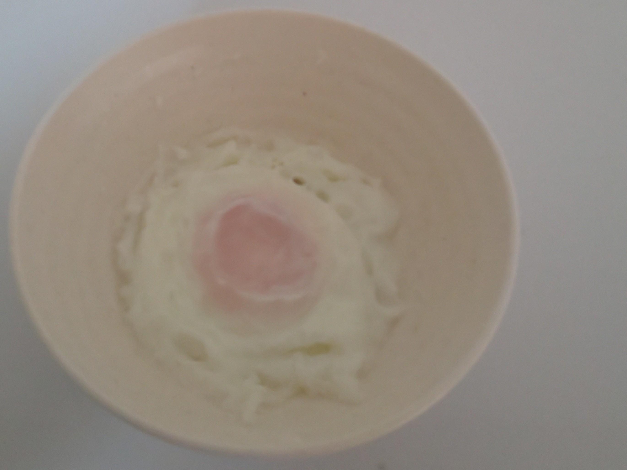 レンジで作る目玉焼き