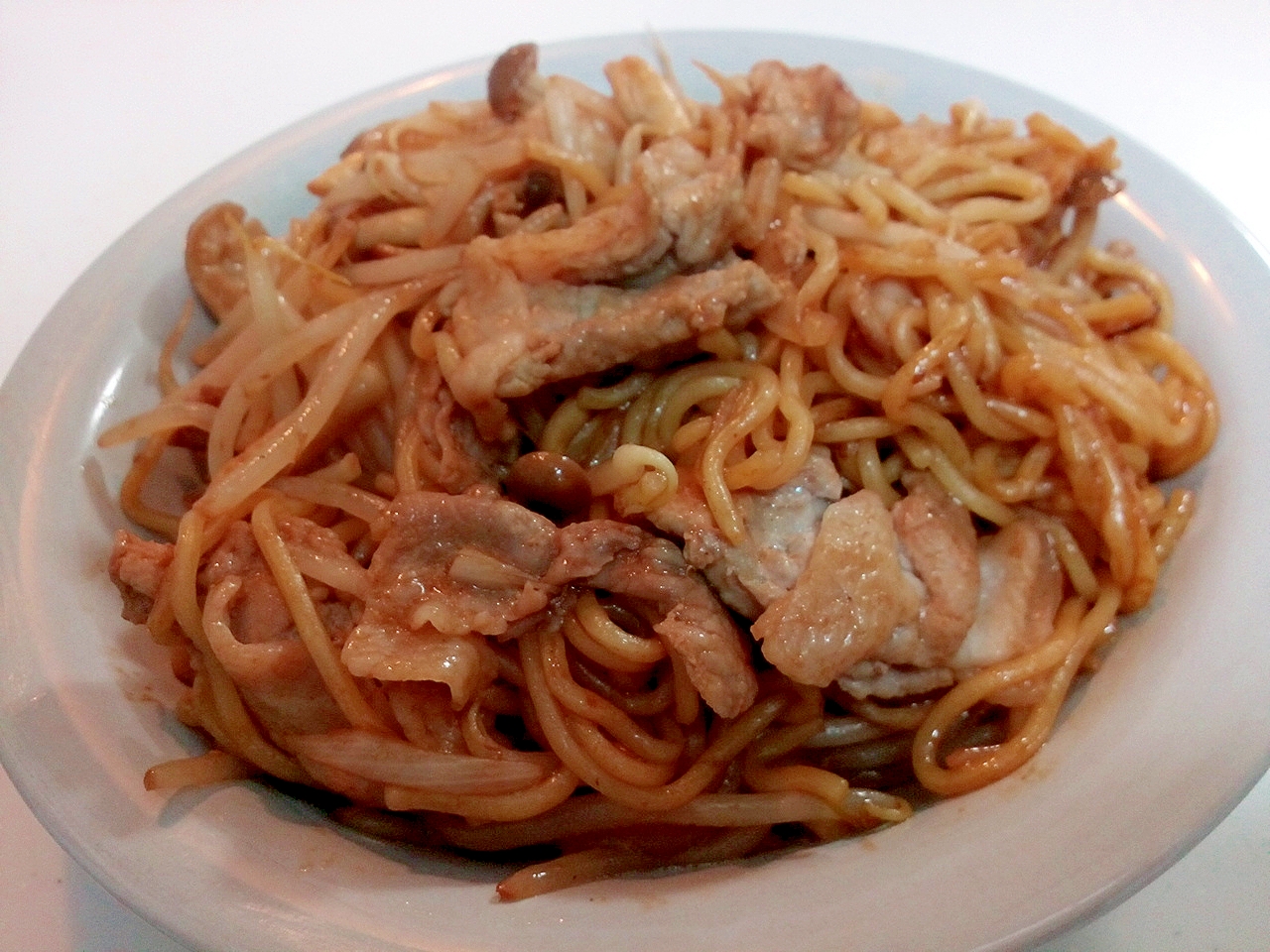 豚肉と野菜のソース焼きそば