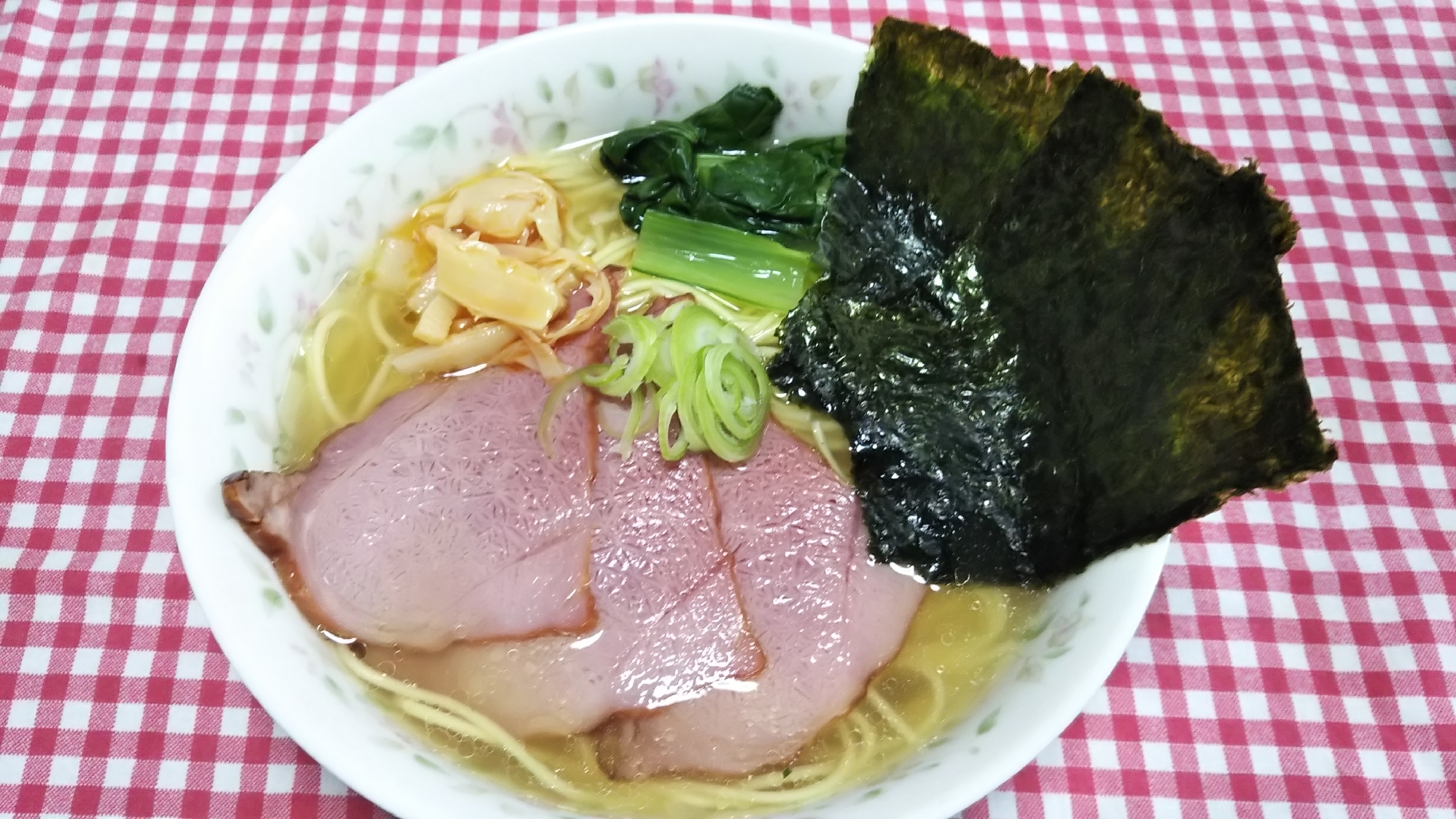 オリーブラーメン塩スープ☆