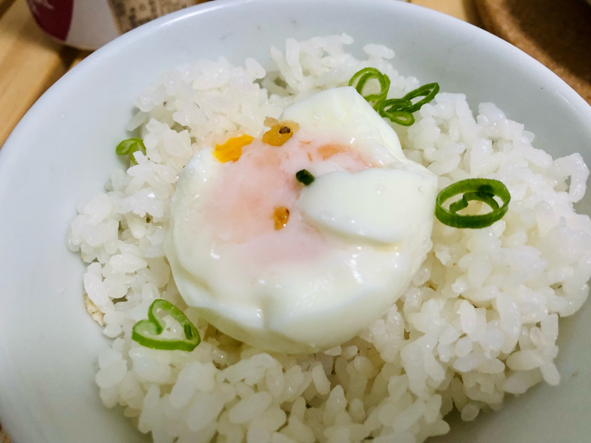 電子レンジで温泉卵！！