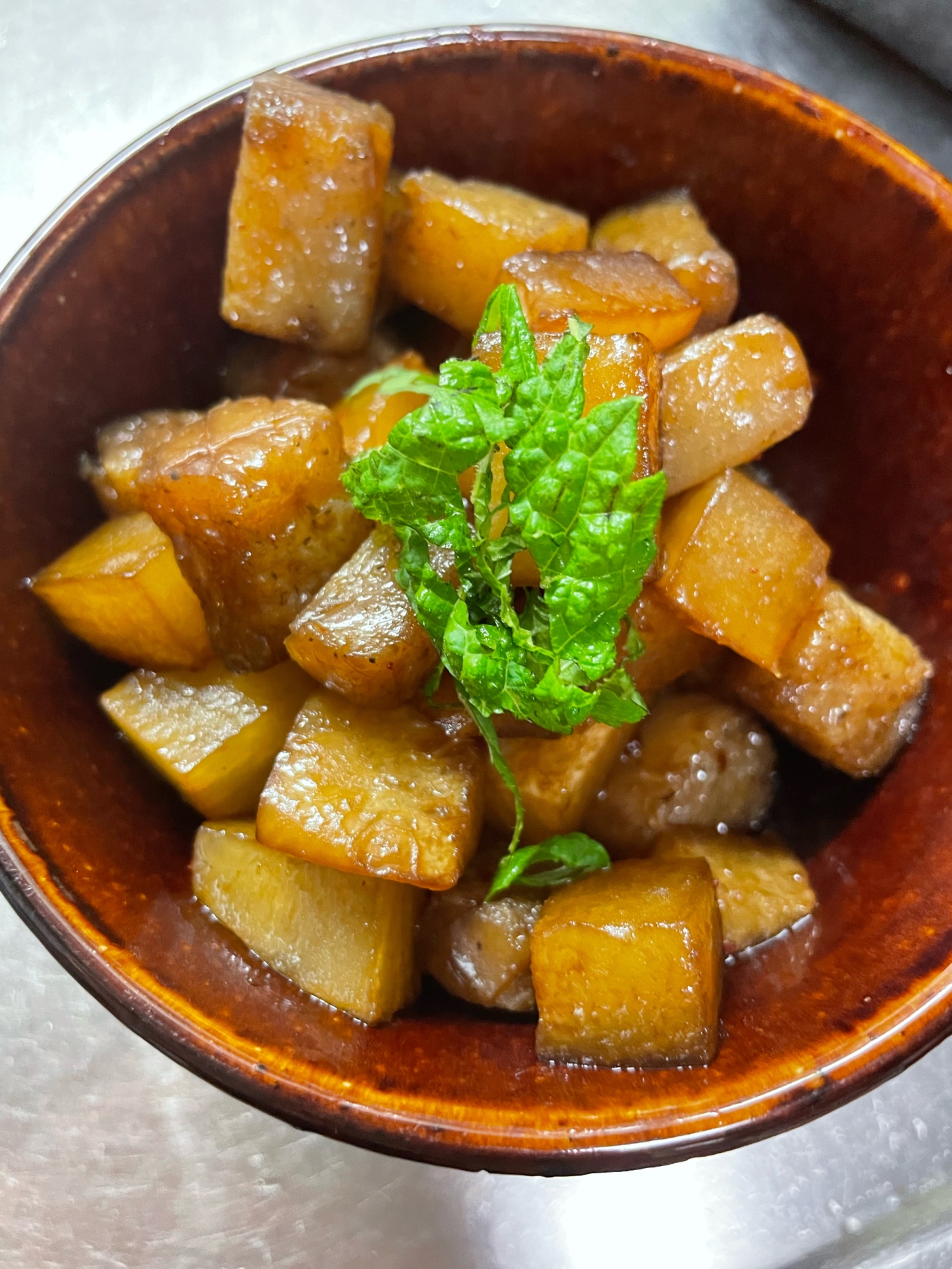 ☆大根とこんにゃくのピリっと甘辛照り煮☆