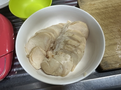 ルクエでしっとり鶏ハム