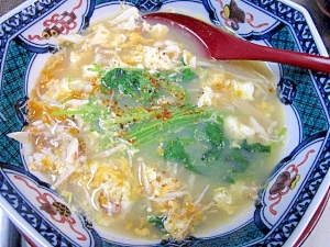 スープが旨い♪ 「雲丹と蟹の卵寄せ」