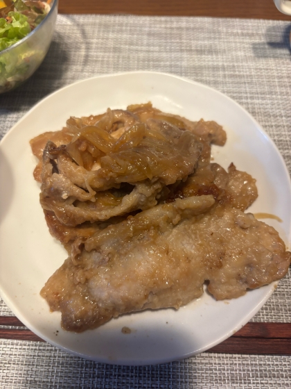 簡単！　豚の生姜焼き