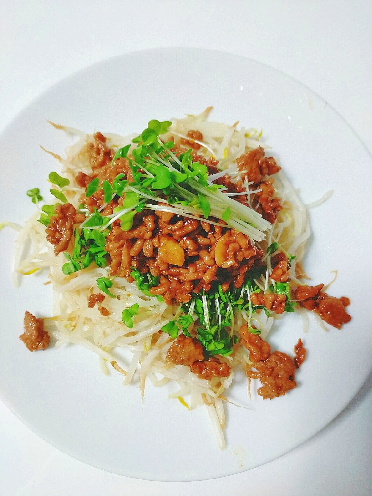 もやしの肉みそがけ レシピ・作り方 by モフィもふぃ - 楽天レシピ