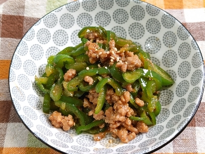 肉味噌ピーマン