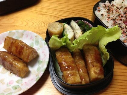 お弁当のおかずに作りました。簡単で忙しい朝でも美味しく時短で作れますね。