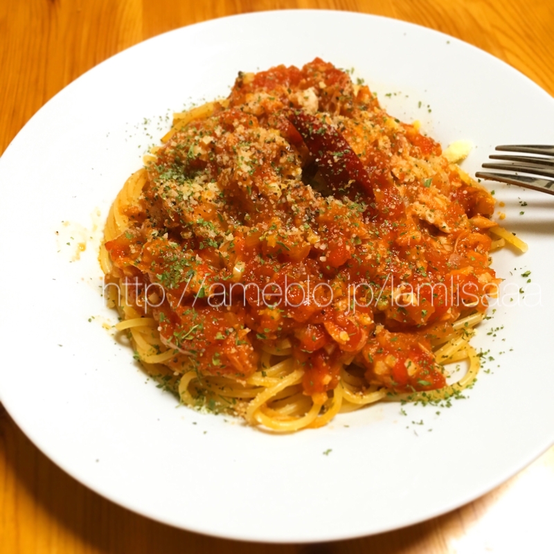 簡単に本格イタリアン☆ツナのトマトソースパスタ