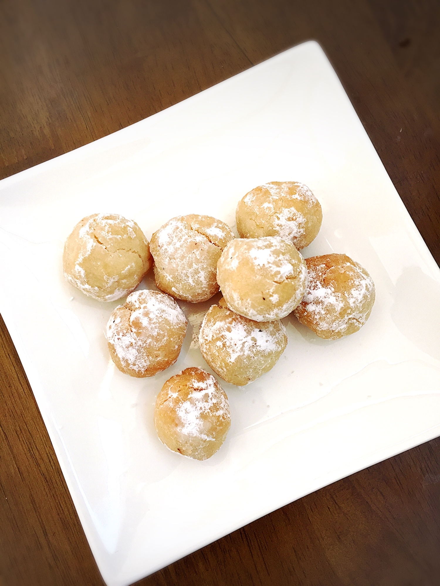 バターなし！米粉のザクザクまんまるクッキー☆