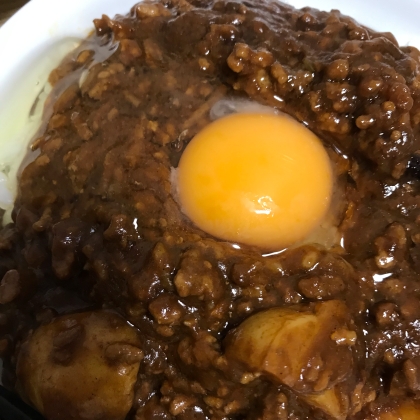 市販のカレールウでキーマカレー