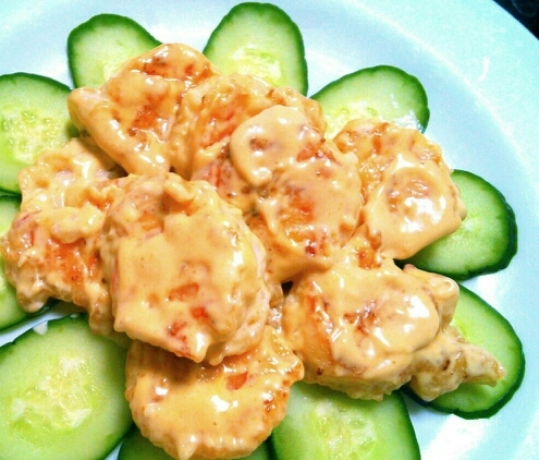 小ぶりな海老でもしっかり節約おかず!海老マヨ♡