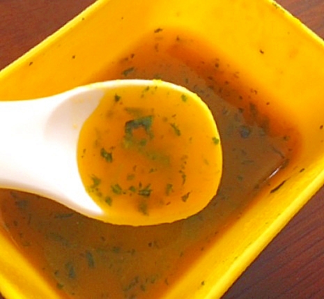 離乳食初期 ほうれん草とかぼちゃのスープ