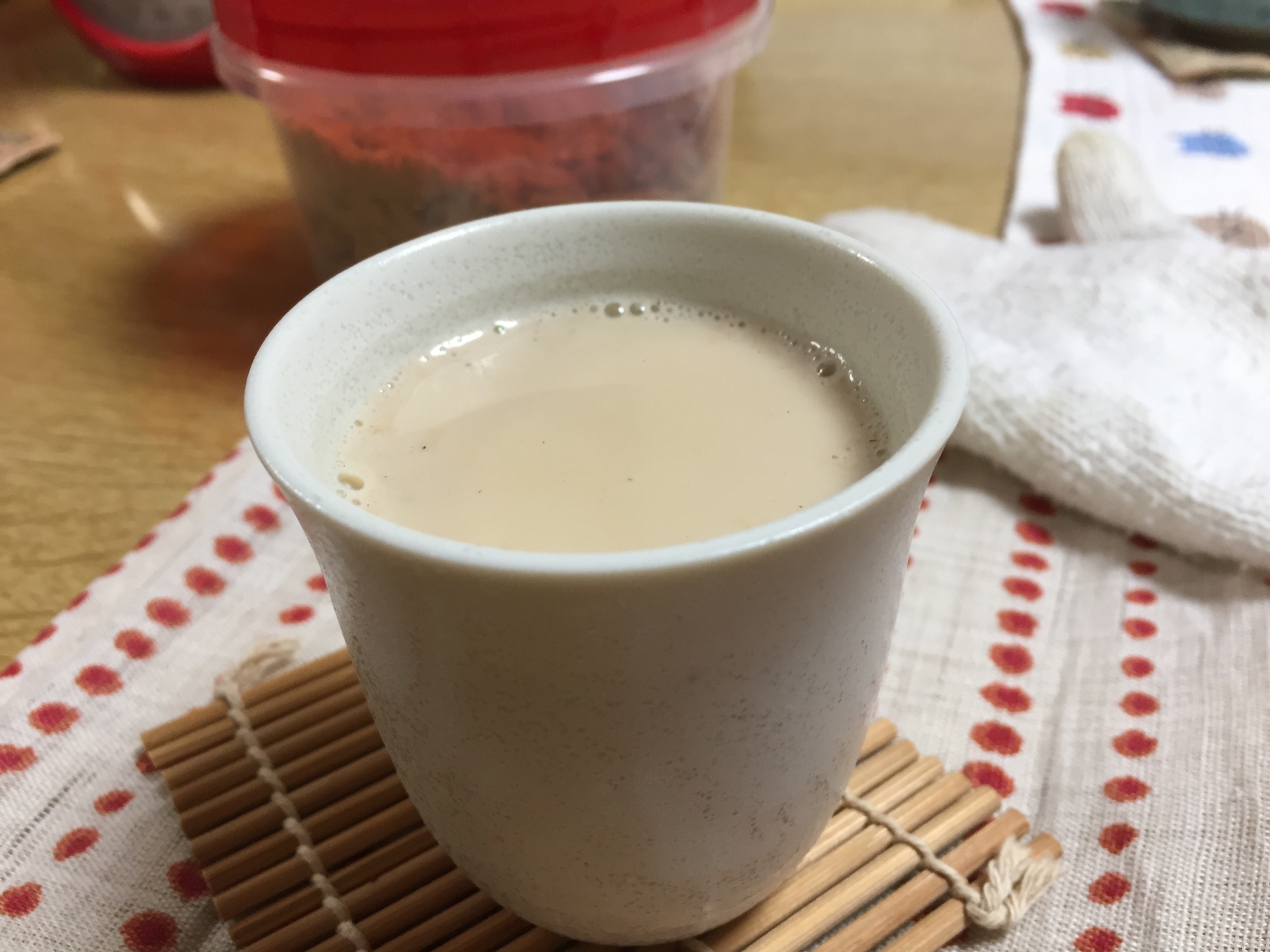 ほうじ茶チャイ