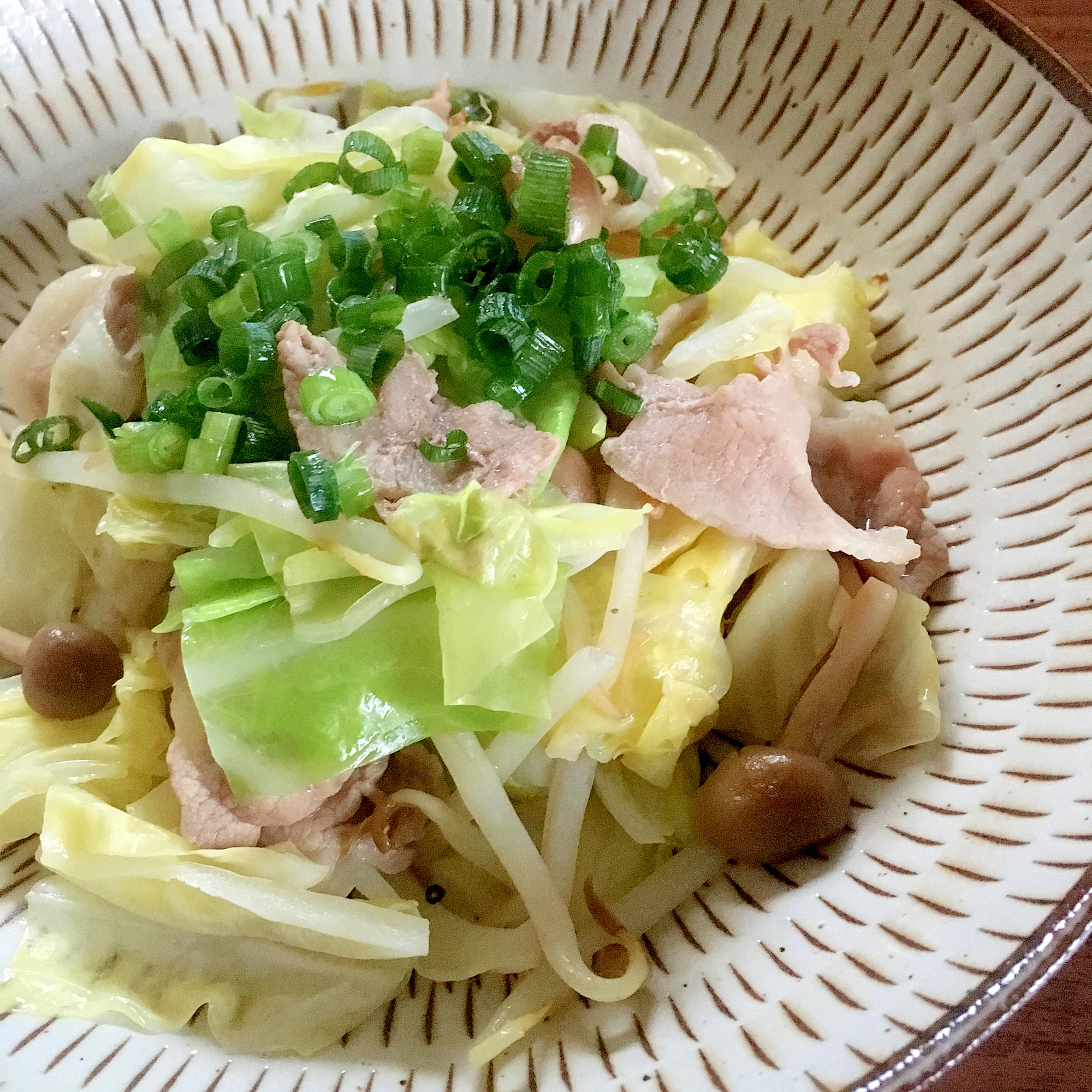 豚肉と野菜の重ね蒸し