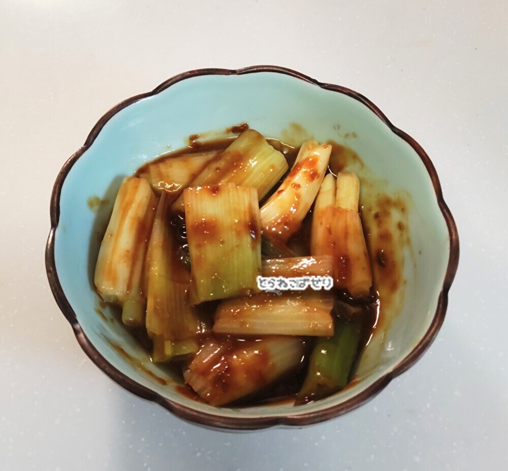 ねぎの酢味噌和え