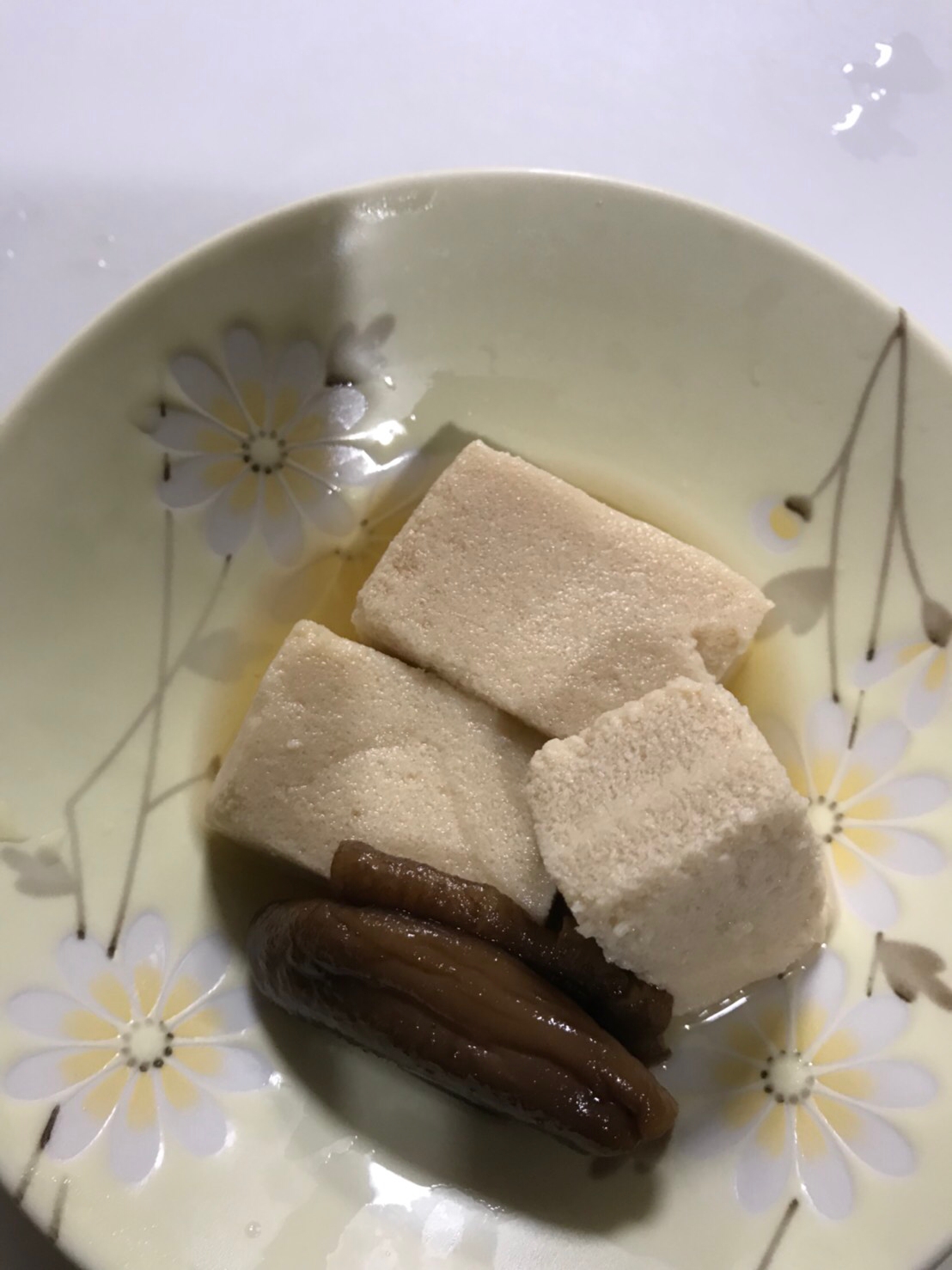 高野豆腐と干し椎茸の含め煮(^○^)