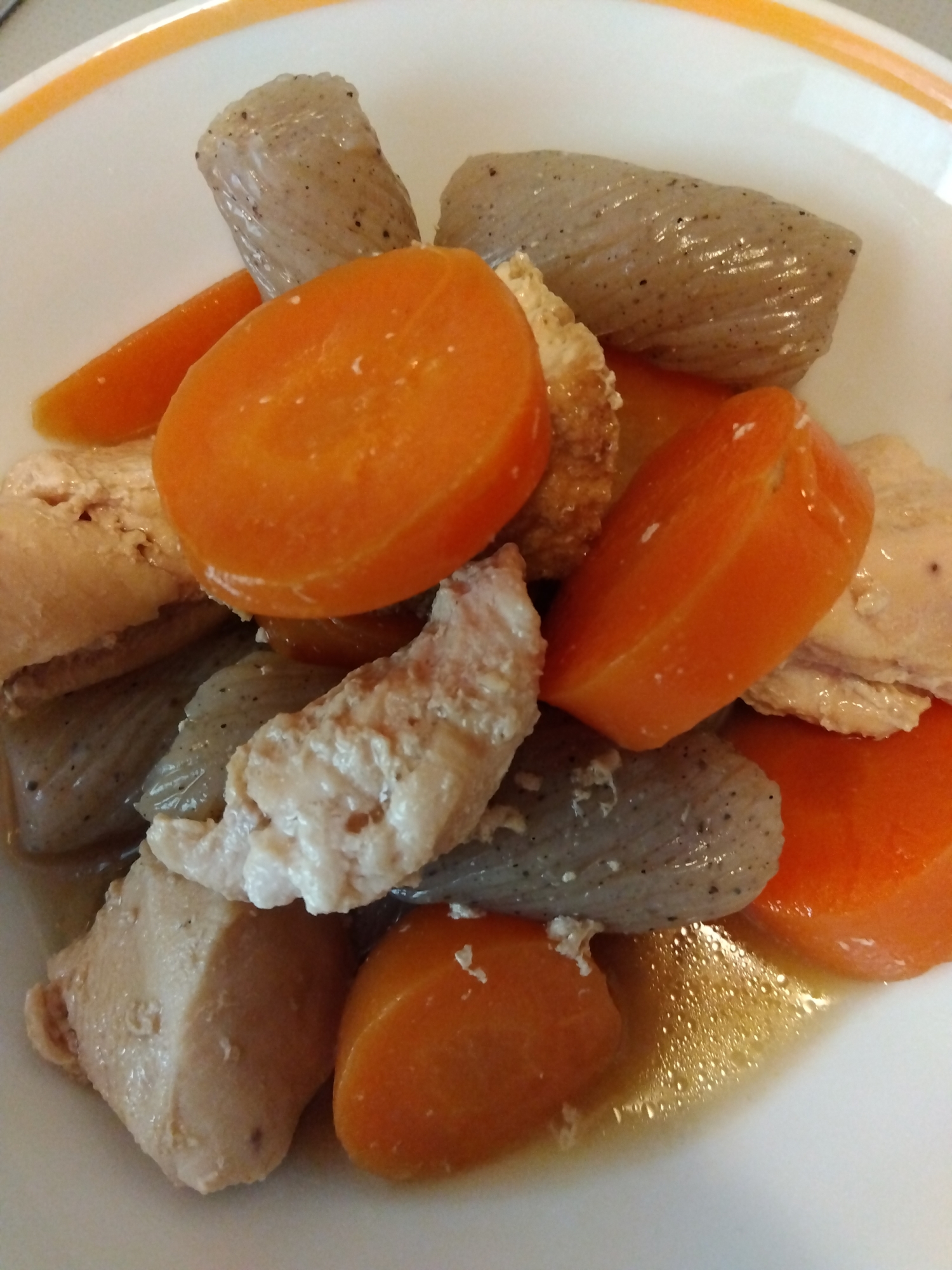 簡単♪鶏肉　厚揚げ　こんにゃく煮♪