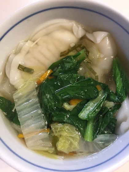 水餃子の中華スープ☆