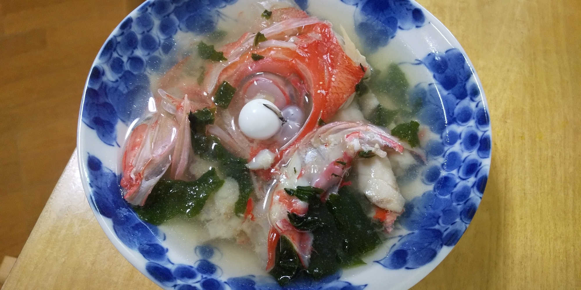 金目鯛のスープ